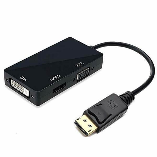 مبدل DisplayPort به DVI و HDMI و VGA مدل Combo